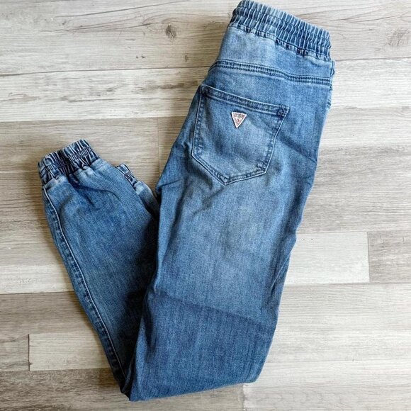Guess High Waist Jogger Style Jeans Size XS - Picture 2 of 3